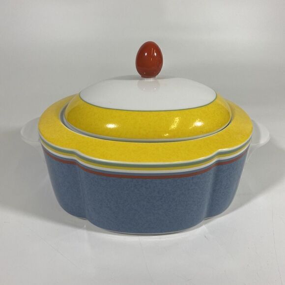 Villeroy & Boch Switch 1 Ava Lidded Covered Casserole Serving Dish Lid Handles - Picture 6 of 8